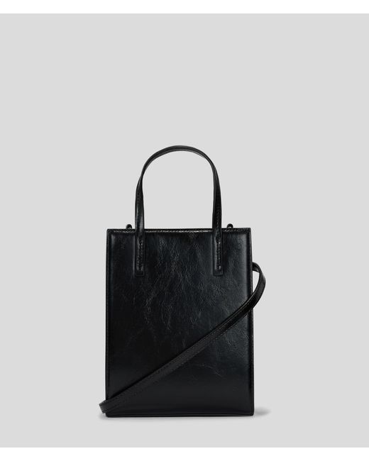 Karl Lagerfeld Black Rue St-guillaume Small Tote Bag