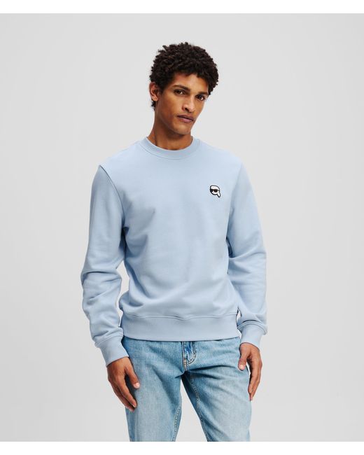 Karl Lagerfeld Blue Ikon Sweatshirt for men