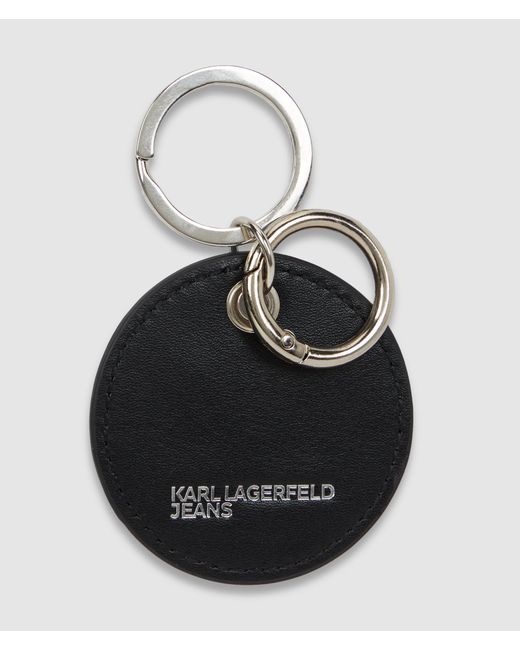 KL Jeans Blue K-Logo Denim Keychain
