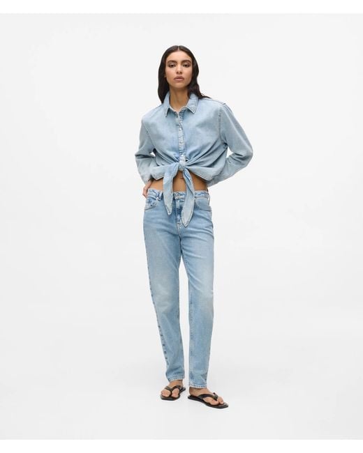 KL Jeans Blue Light Mom Jeans