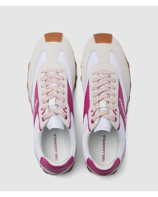 Karl Lagerfeld Pink Sonar Sneakers