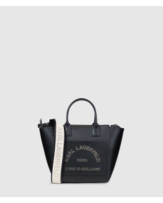 Karl Lagerfeld Black K/Daily Small Pocket Tote Bag
