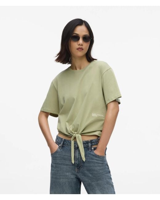 KL Jeans Green Regular‑Fit Tie Detail T-Shirt