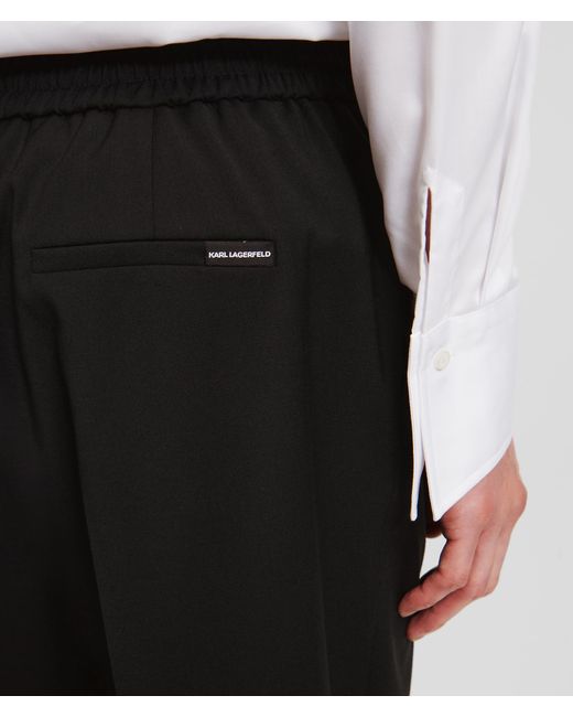 Karl Lagerfeld White Casual Wool-blend Pants for men
