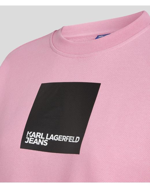Karl Lagerfeld Red Klj Sweatshirt