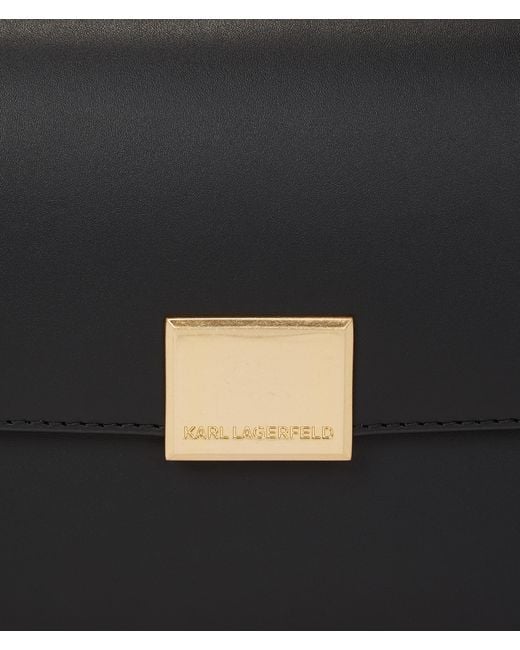 Karl Lagerfeld Black K/forever Small Crossbody Bag