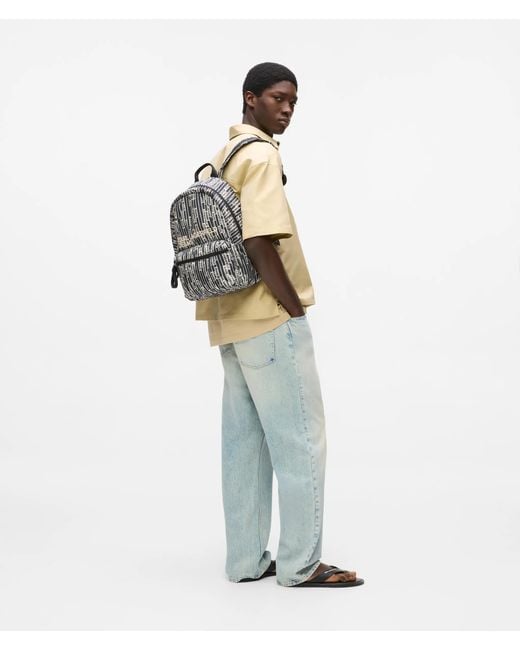 Sac À Dos En Nylon Avec Logo Linéaire, Homme, Taille KL Jeans pour homme en coloris Black