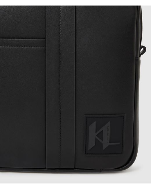 Mallette Avec Écusson Monogram, Homme, Taille Karl Lagerfeld pour homme en coloris Black