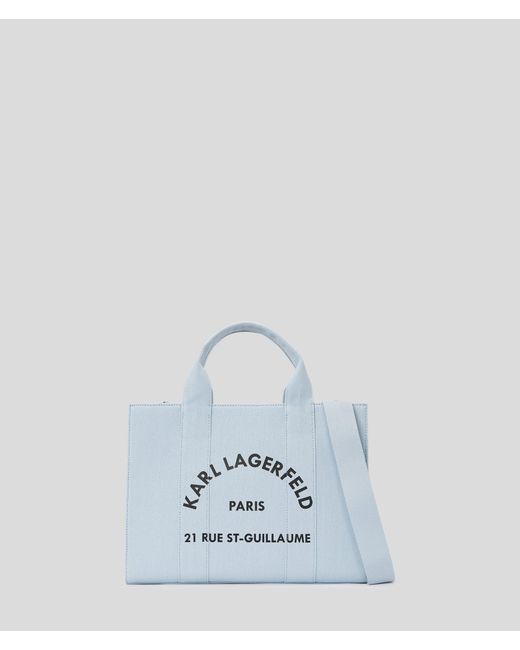 Karl Lagerfeld Blue Rue St-Guillaume Kleine Quadratische Tote-Bag, Frau, Größe