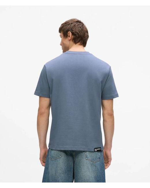 KL Jeans Blue Logo T-Shirt for men