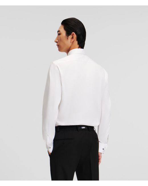 Karl Lagerfeld White Modern-fit Shirt for men