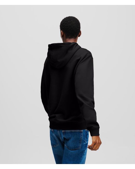KL Jeans Blue Klj Box Logo Hoodie for men