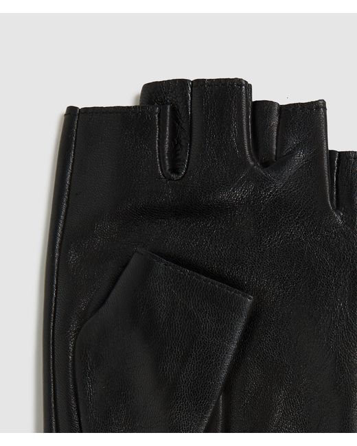 Karl Lagerfeld Black K/Signature Fingerless Gloves