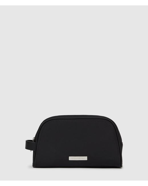 Karl Lagerfeld Black Ikon Nylon Vanity Case