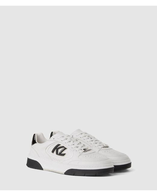 KL Jeans White Kourtney Monogram Sneakers for men