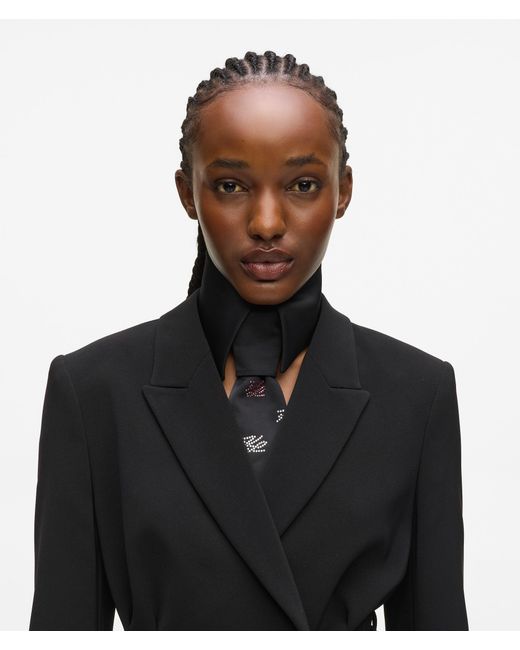 Karl Lagerfeld Black Exclusive K/Autograph Collar And Tie
