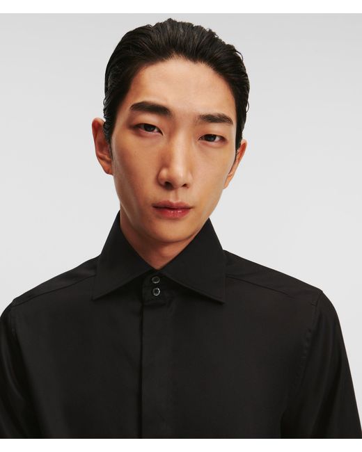 Karl Lagerfeld Black Karl Essential Shirt for men