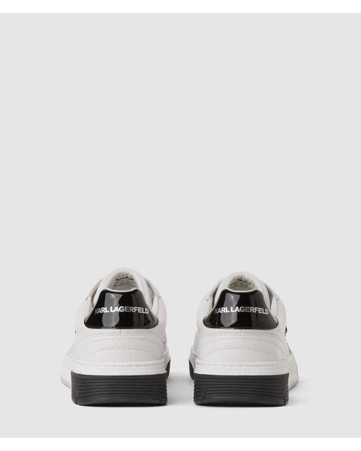 KL Jeans White Kourtney Monogram Sneakers for men