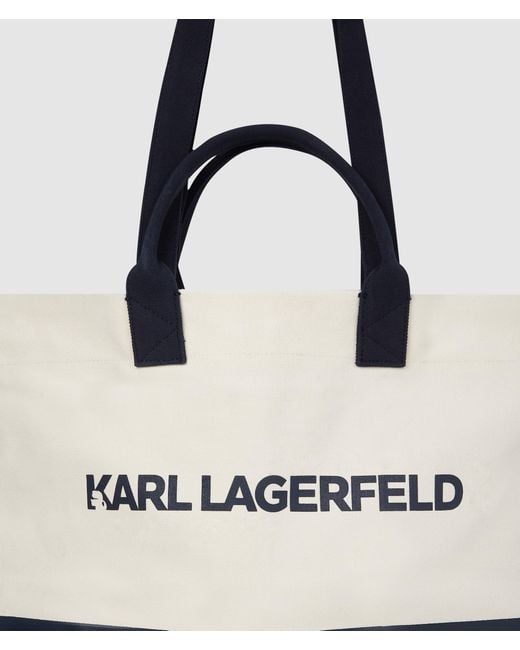 Karl Lagerfeld Blue Logo Shopper, Multicoloured for men