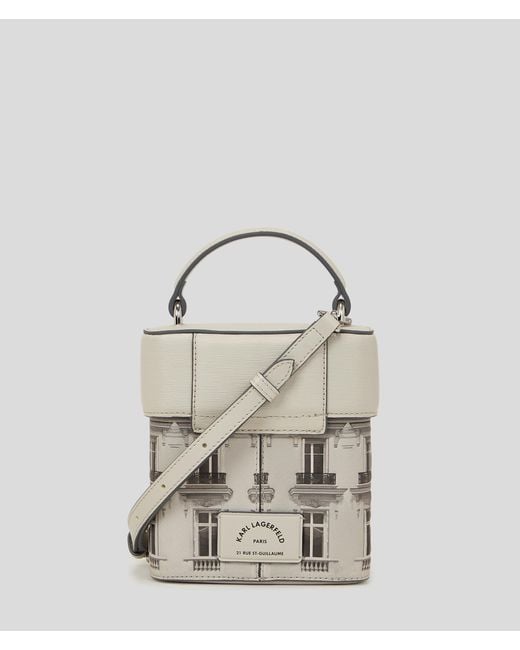 Karl Lagerfeld Metallic Karl Essentials Maison Crossbody Bag