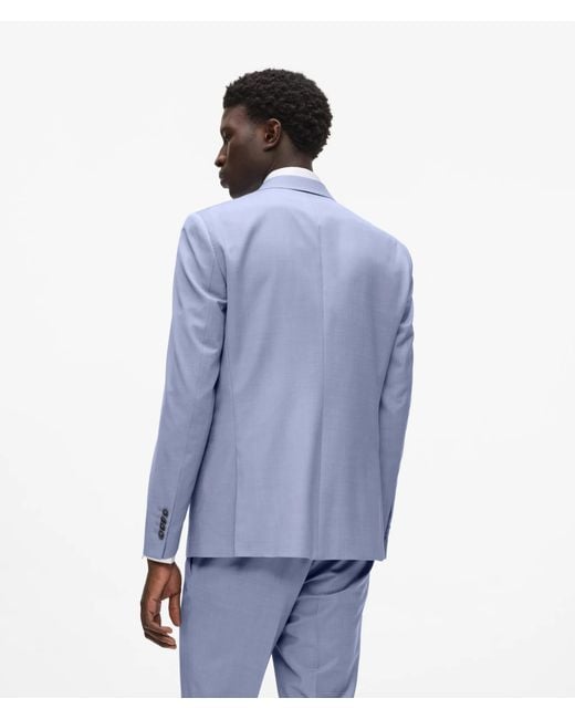 Karl Lagerfeld Blue Slim-Fit Blazer for men