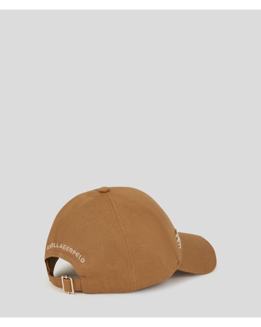 Karl Lagerfeld Brown K/autograph Pin Cap