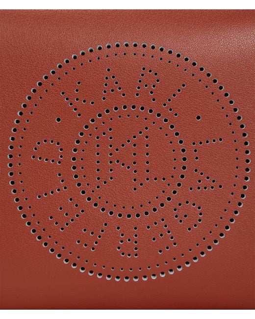 Karl Lagerfeld Brown K/Circle Perforated Crossbody Bag