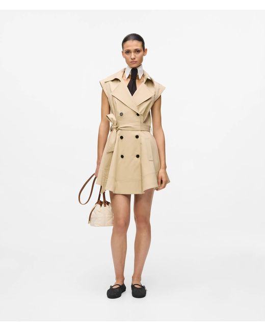 Karl Lagerfeld Natural Kl X Amber Valletta Trench Dress