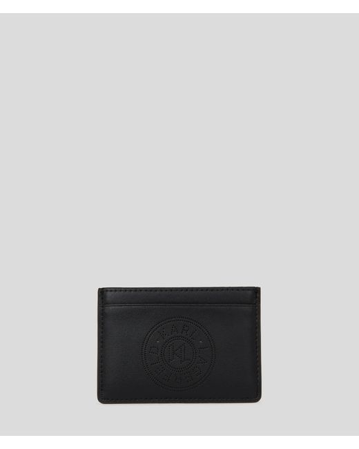 Karl Lagerfeld Black K/circle Card Holder