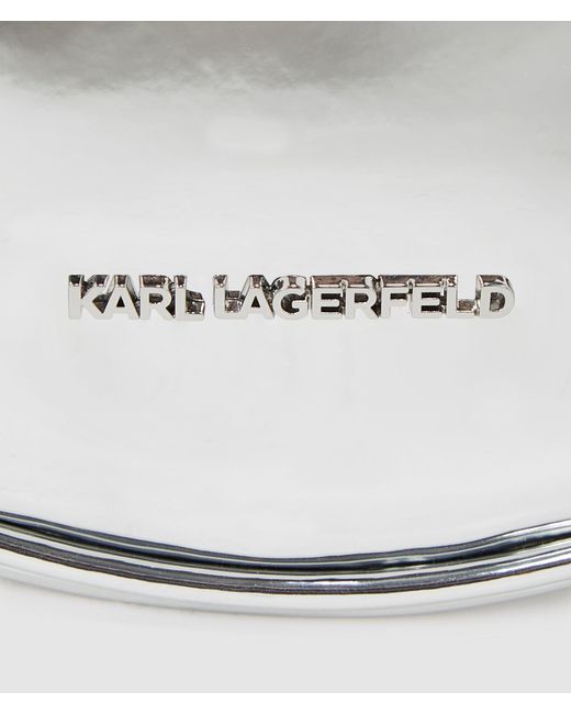 Karl Lagerfeld White Choupette Crossbody Bag
