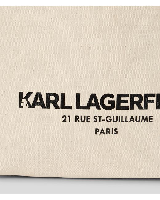 Karl Lagerfeld Natural Rue St-guillaume Canvas Shopper