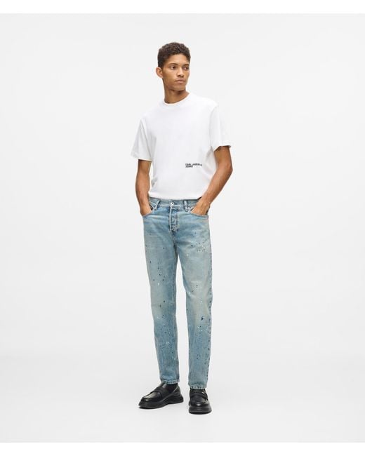 KL Jeans Blue Tapered Jeans for men