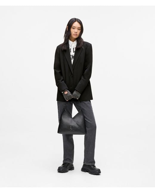 KL Jeans Black Karl Quote Blazer