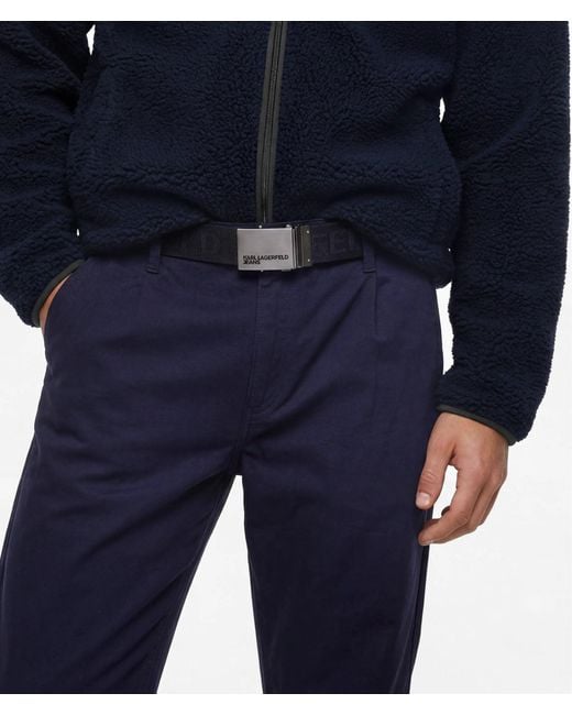 KL Jeans Blue Relaxed Chino Pants for men
