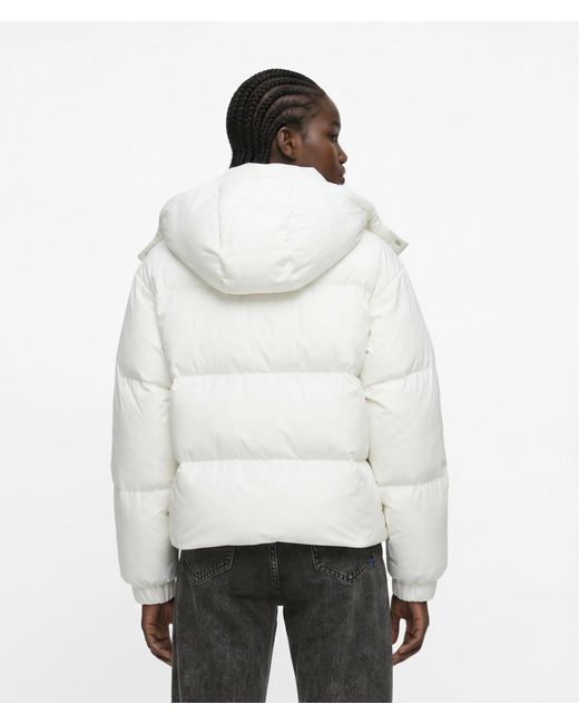 KL Jeans White Logo Puffer Jacket