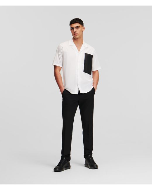 Karl Lagerfeld White Casual Shirt for men