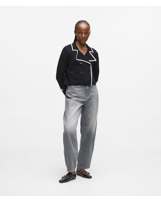 Karl Lagerfeld Black Tailored Cardigan