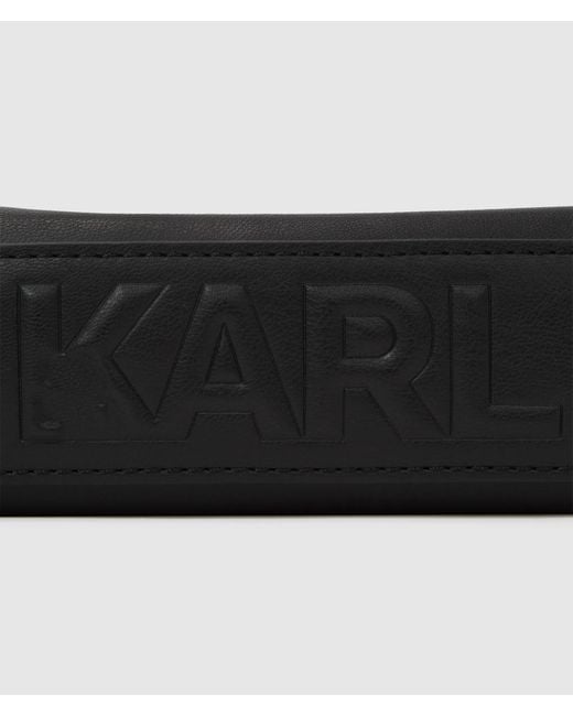 Karl Lagerfeld Black Ikon Smooth Camera Bag