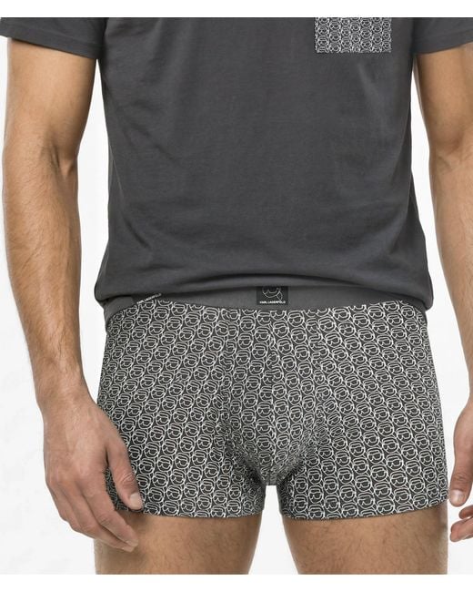 Karl Lagerfeld Multicolor Ikon Pajama T-Shirt And Trunks Gift Set for men