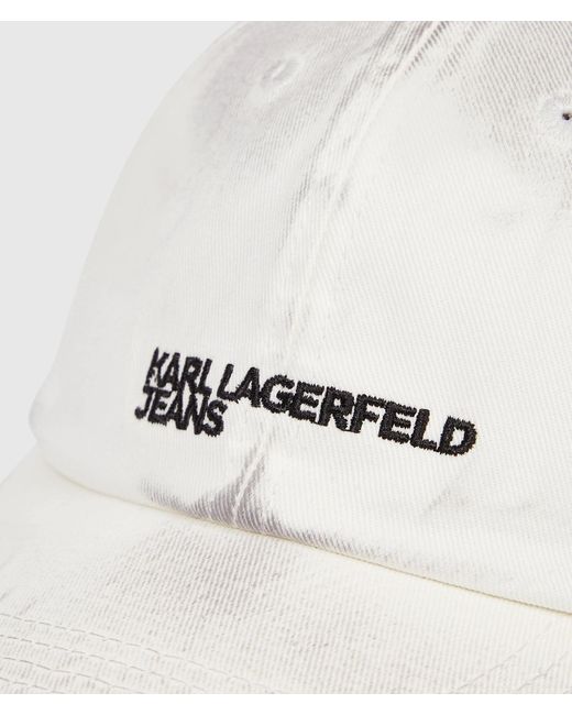 KL Jeans White Washed Logo Cap