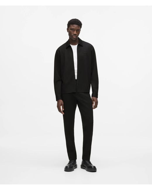 Karl Lagerfeld Maison De Karl Jersey-Overshirt, Herren, Größe in Black für Herren