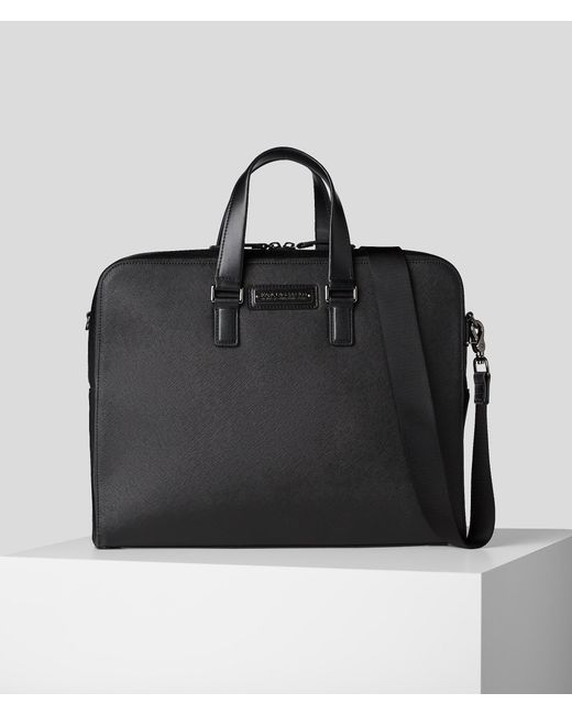 Karl Lagerfeld Black Rue St-guillaume Klassic Briefcase for men