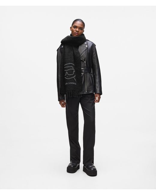 Karl Lagerfeld Black Ikon Scarf