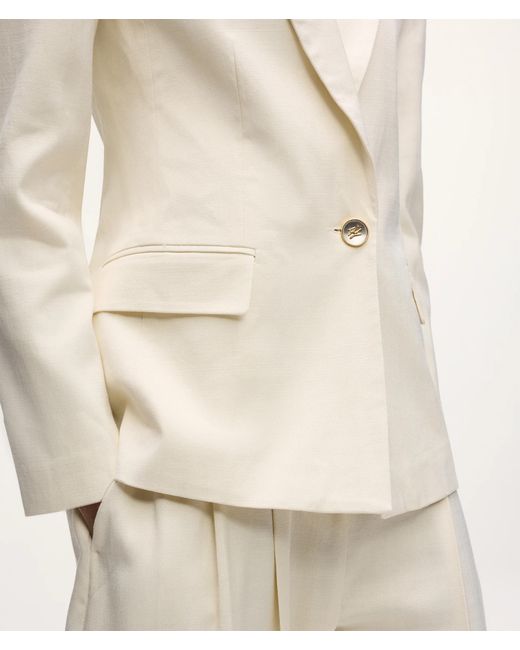Karl Lagerfeld Natural Kl Studio Structured Blazer
