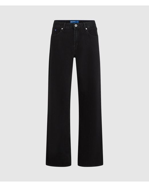 KL Jeans Black Mid-Rise Relaxed Jeans