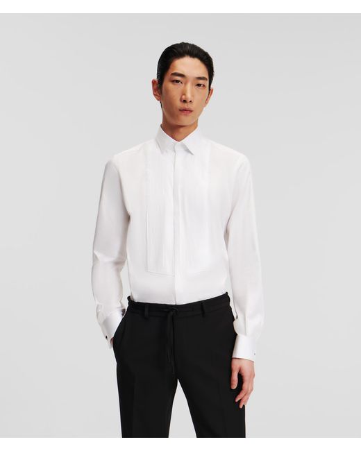 Karl Lagerfeld White Modern-fit Shirt for men