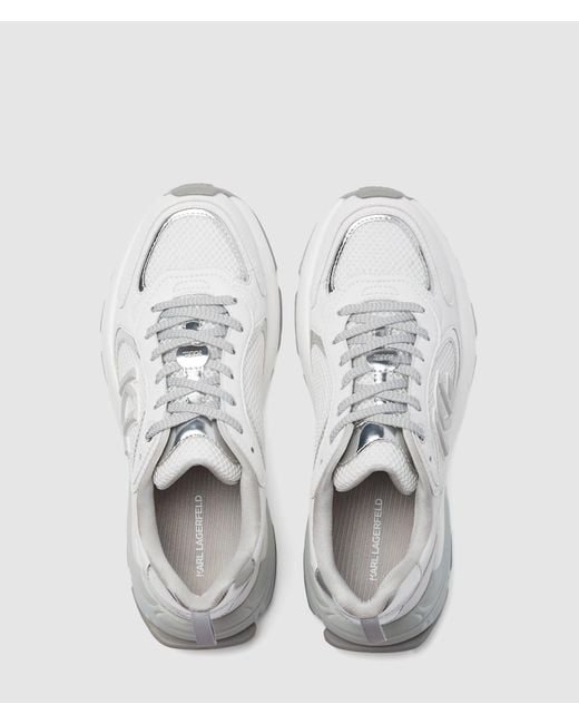 KL Jeans White Orion Monogram Sneakers