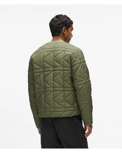 Karl Lagerfeld Green Lightweight Packable Jacket for men