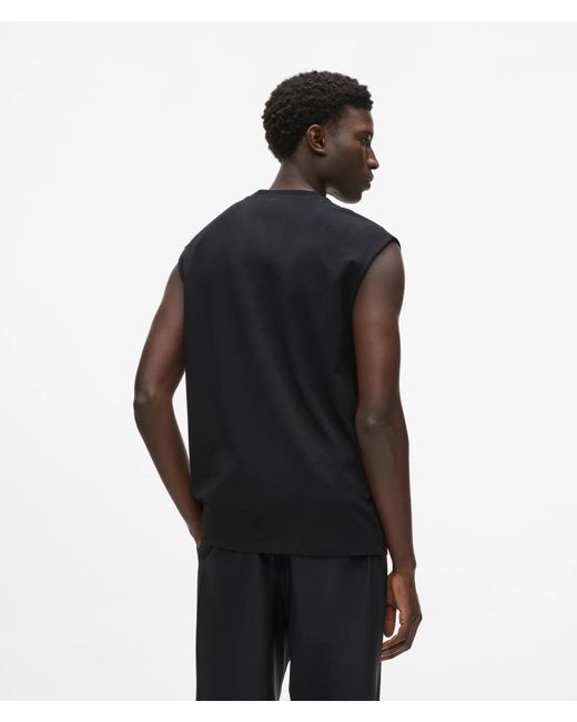 Karl Lagerfeld Black Tank Top for men