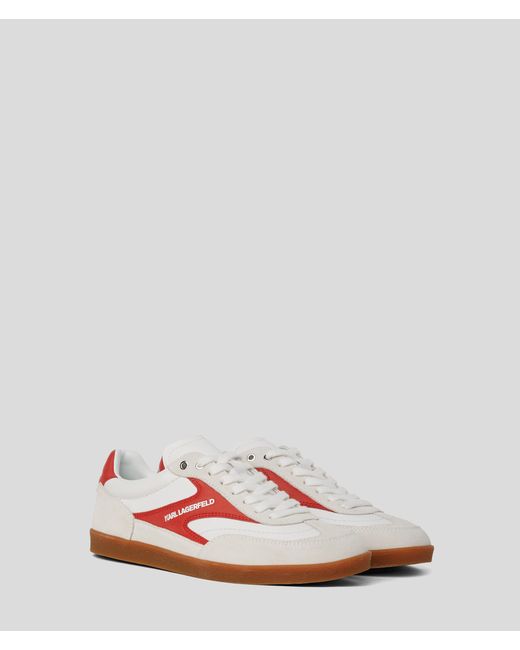 Karl Lagerfeld Pink Kandidate Lace Sneakers
